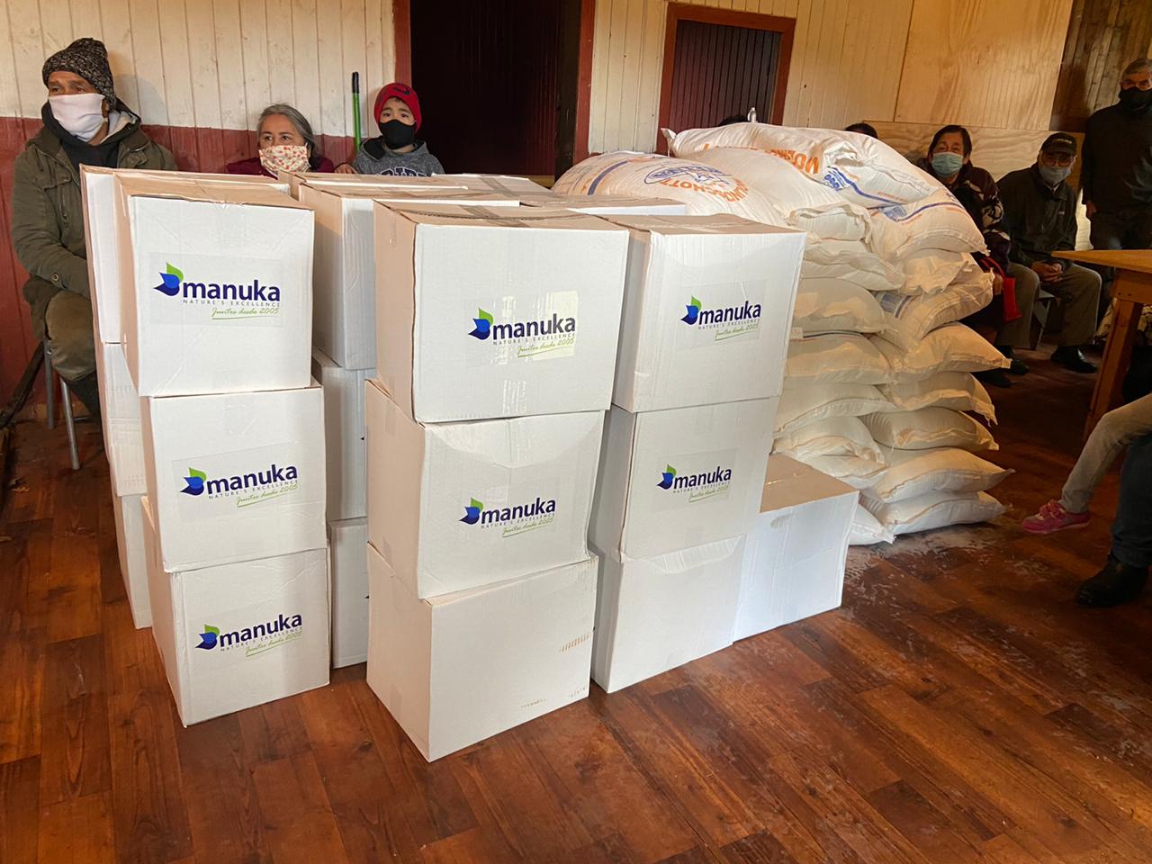 Cajas de donaciones Manuka